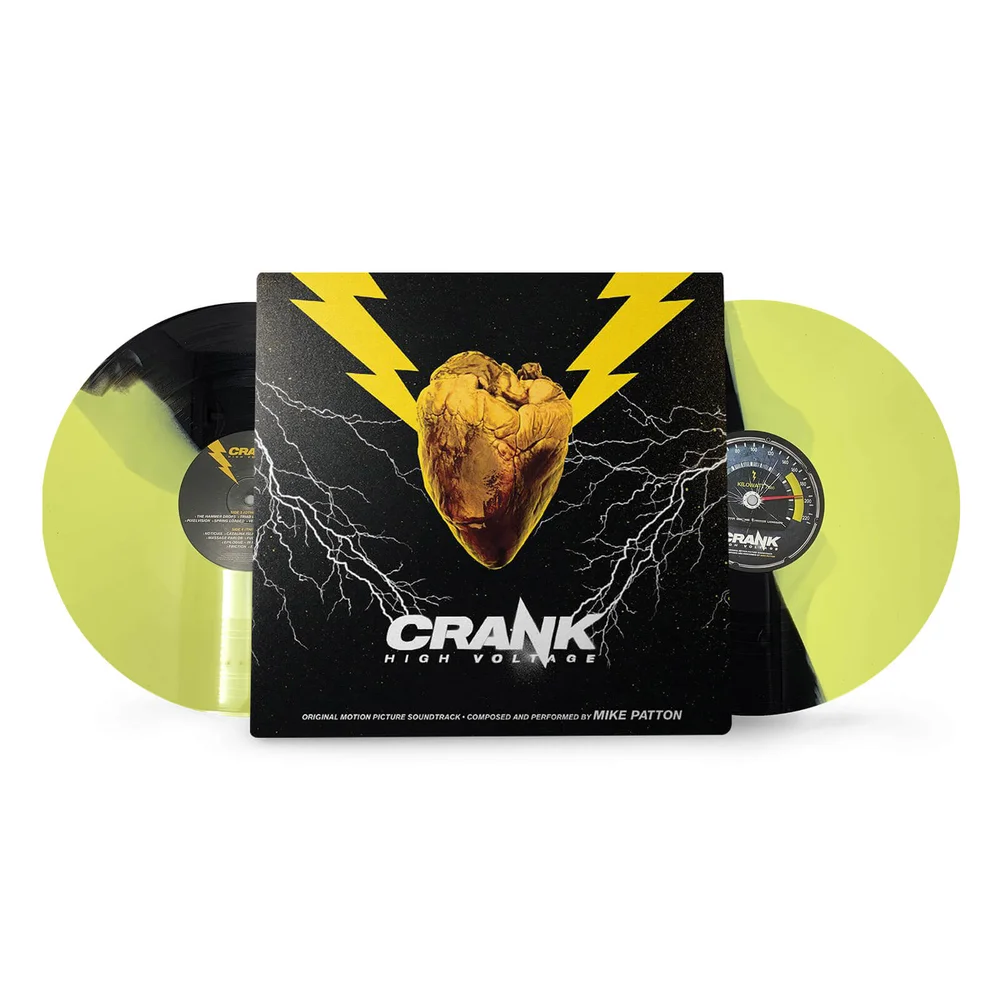 Crank: High Voltage (zwart/geel variant) 2xLP - Zavvi exclusief Afbeelding 1
