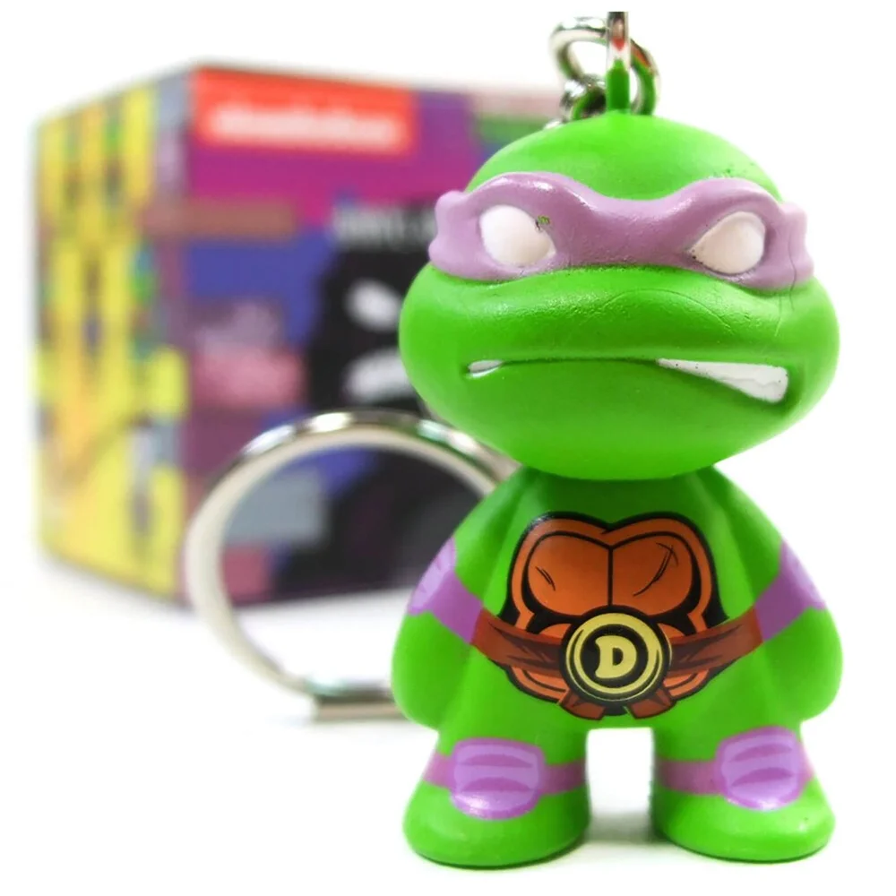 Kidrobot x Teenage Mutant Ninja Turtles Keychain Mini-Figure Series (Donatello) Afbeelding 1