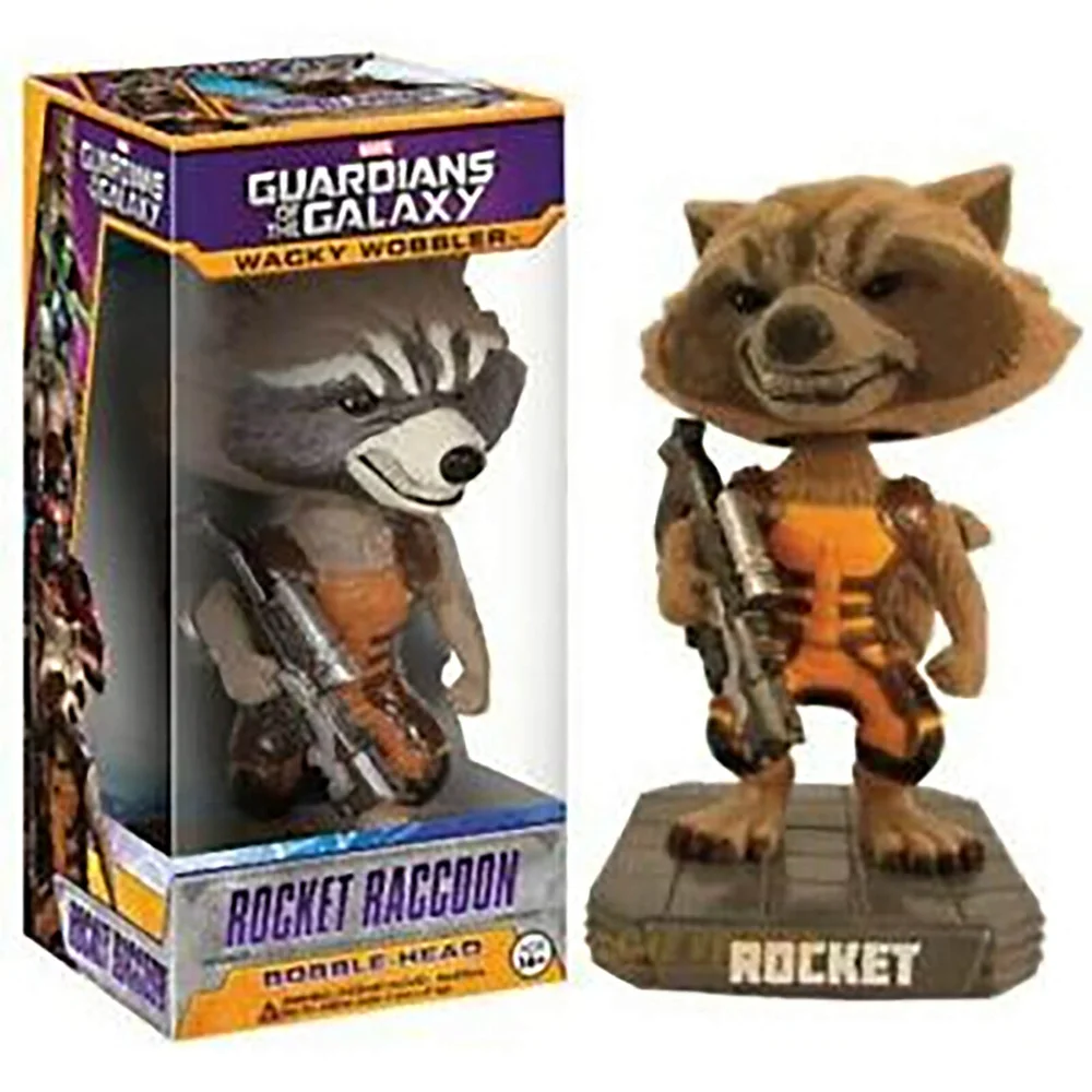 Funko Wacky Wobbler Marvel Raket Raccon Afbeelding 1