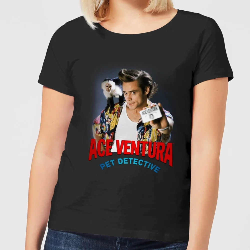 Ace Ventura I.D. Badge Women's T-Shirt - Black - 3XL Afbeelding 1