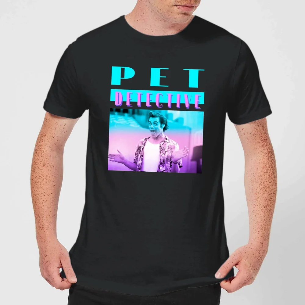 Ace Ventura Neon Men's T-Shirt - Black - 5XL Afbeelding 1