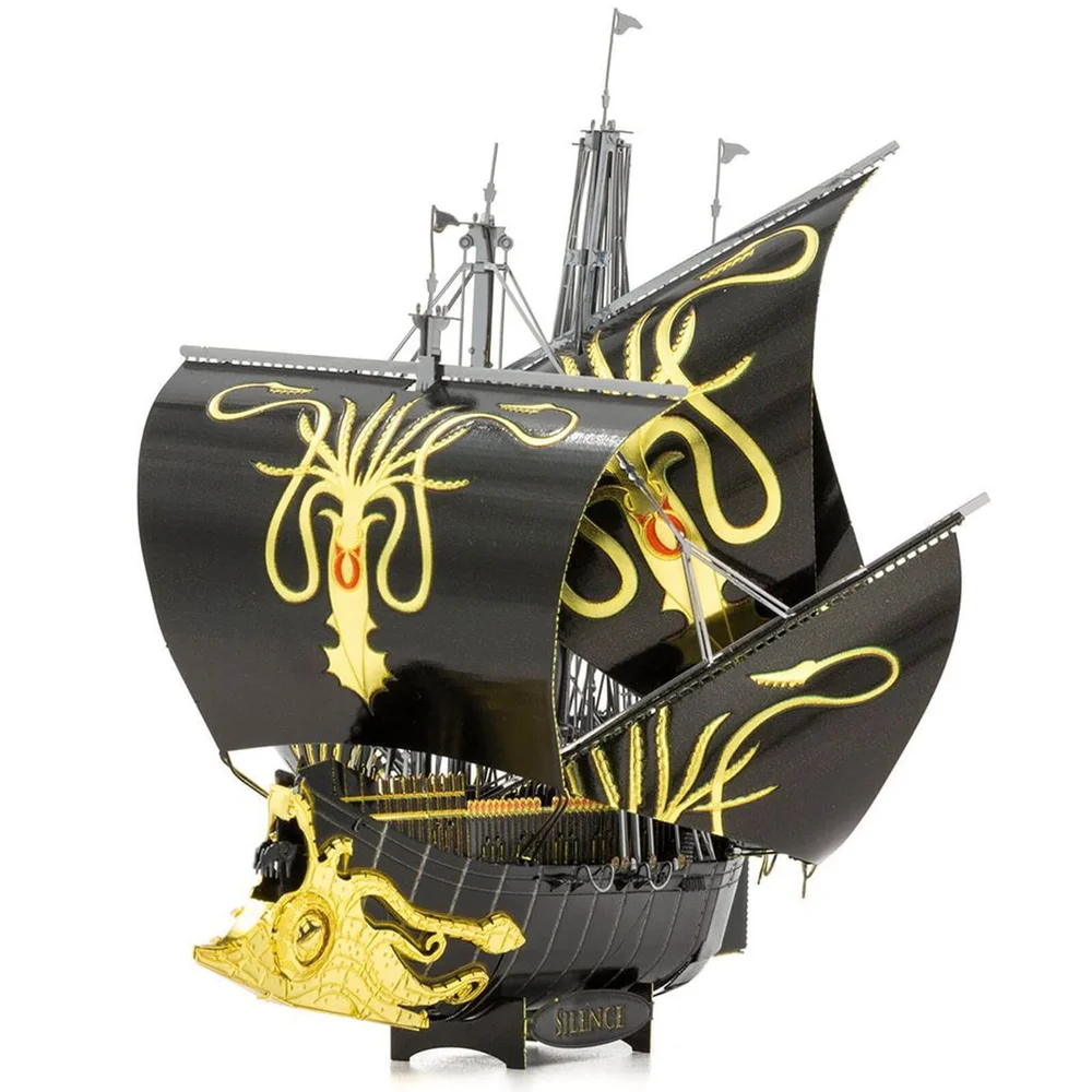 Game of Thrones Metal Earth ICON X Greyjoy Ship Silence bouwpakket Afbeelding 1