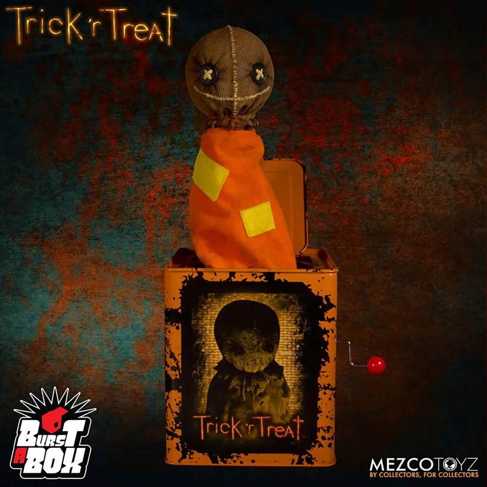 Mezco Trick 'r Treat Sam Burst-a-Box Afbeelding 1