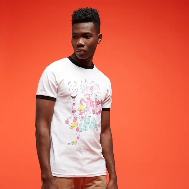 Jurassic Park Primal Mr. DNA ringer t-shirt - Zwart/Wit