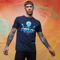 Rick and Morty Meeseeks Can Do t-shirt - Navy - undefined undefined