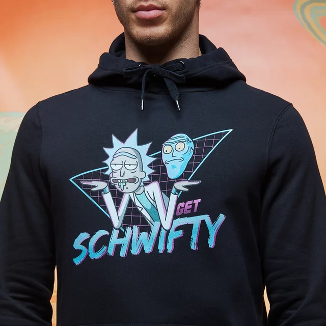 Rick and Morty Get Schwifty hoodie - Zwart