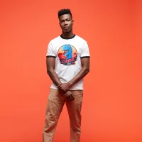 Jurassic Park Primal Clever Girl ringer t-shirt - Zwart/Wit - undefined undefined