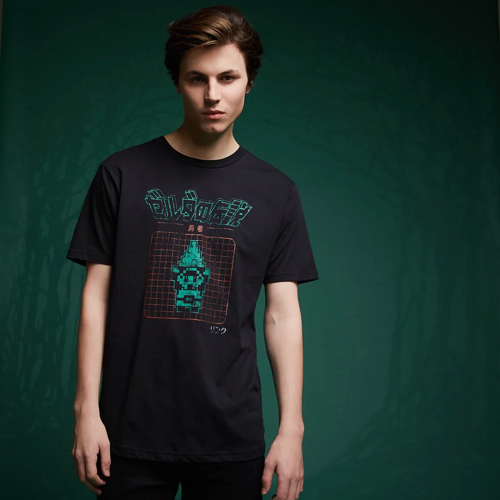 Legend Of Zelda Retro Arcade Hero t-shirt - Zwart - 3XL Afbeelding 1