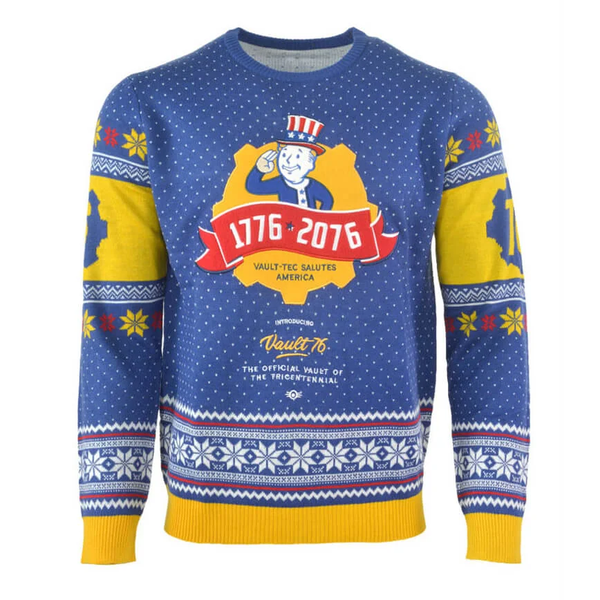 Fallout 76 Knitted Christmas Jumper - S Afbeelding 1
