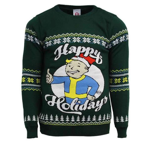 Fallout Happy Holidays Knitted Christmas Jumper - XS Afbeelding 1