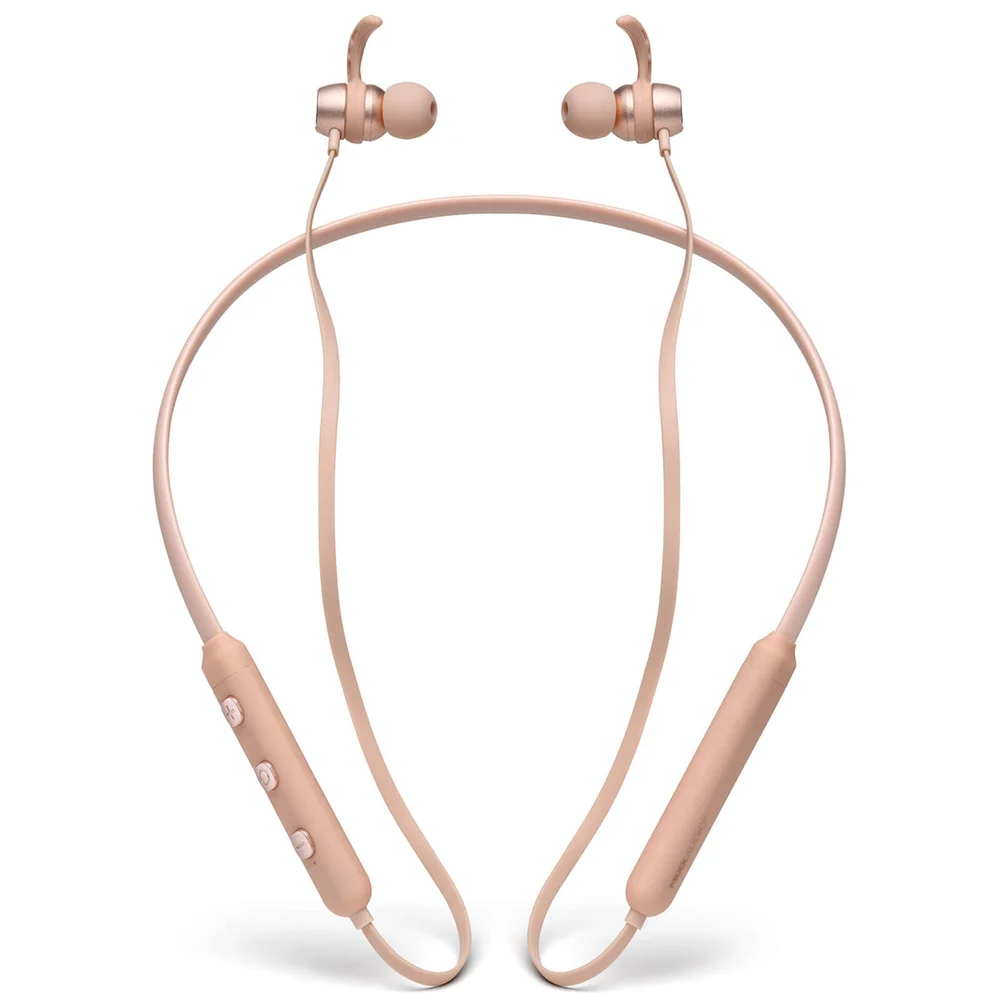 Mixx UltraFit Wireless Neckband Headphones - Rose Gold Afbeelding 1