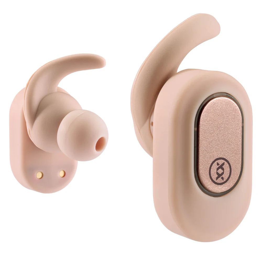 Mixx Streambuds True Wireless Earphones + Charging Dock - Rose Gold Afbeelding 1