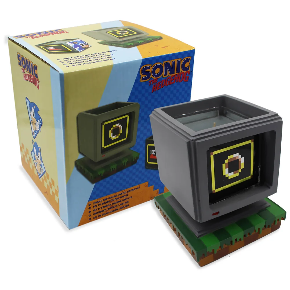 Sonic the Hedgehog Candle and Holder Afbeelding 1