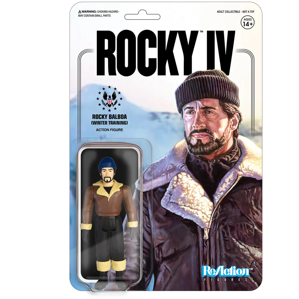 Super7 Rocky ReAction Figuur - Winter Training Rocky Afbeelding 1