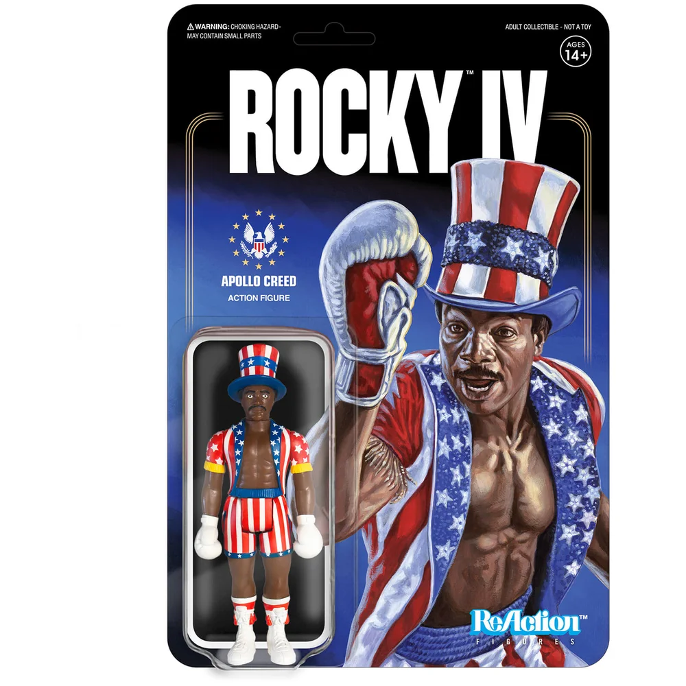 Super7 Rocky IV ReAction Figure - Apollo Creed Afbeelding 1