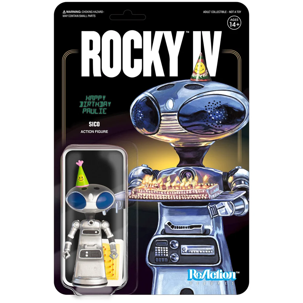 Super7 Rocky IV ReAction Figure - SICO (Paulie's Robot) Afbeelding 1