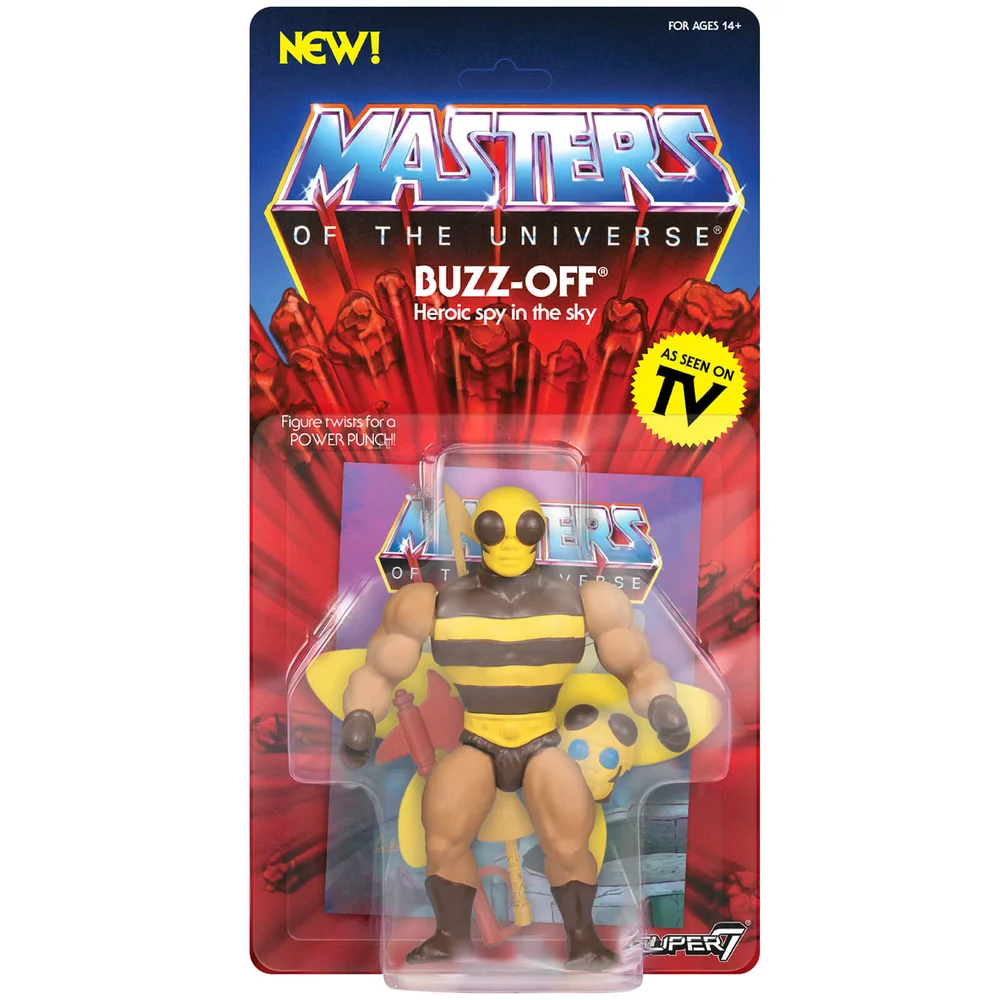 Super 7 Masters of the Universe Vintage Figure Wave 4 (Buzz-Off) Afbeelding 1