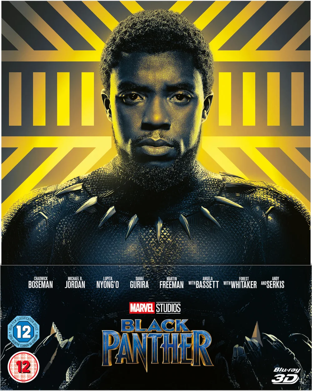 Black Panther 3D (Includes 2D Blu-ray) – Zavvi Exclusive Lenticular Edition Steelbook Afbeelding 1
