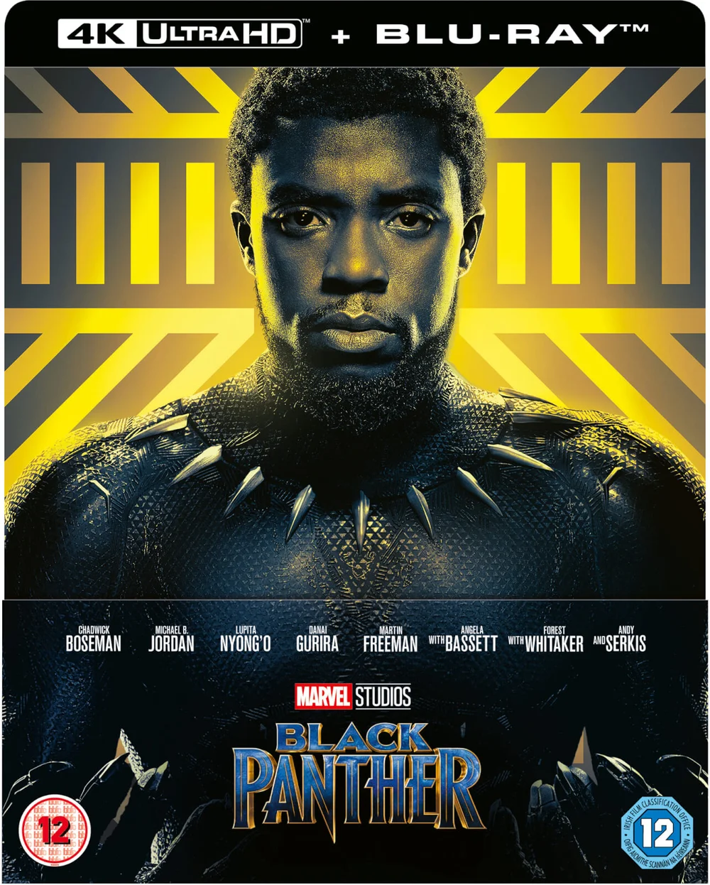 Black Panther 4K Ultra HD (inclusief 2D Blu-ray) - Zavvi exclusieve lenticulaire uitgave Steelbook Afbeelding 1