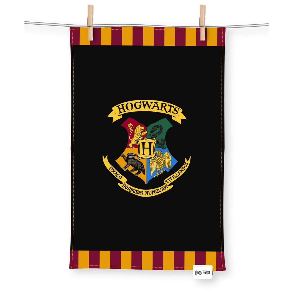 Harry Potter Hogwarts Tea Towel Afbeelding 1
