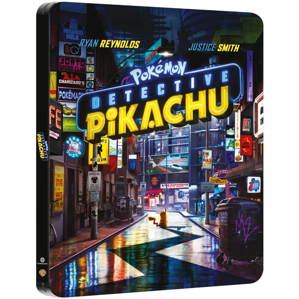 Pokémon Detective Pikachu – Limited Editie 4K Steelbook (Inclusief 2D Blu-ray) Afbeelding 1