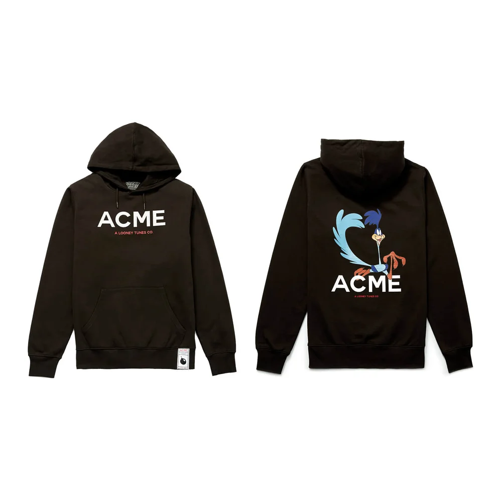 Looney Tunes ACME Road Runner Blij hoodie - Zwart - S Afbeelding 1