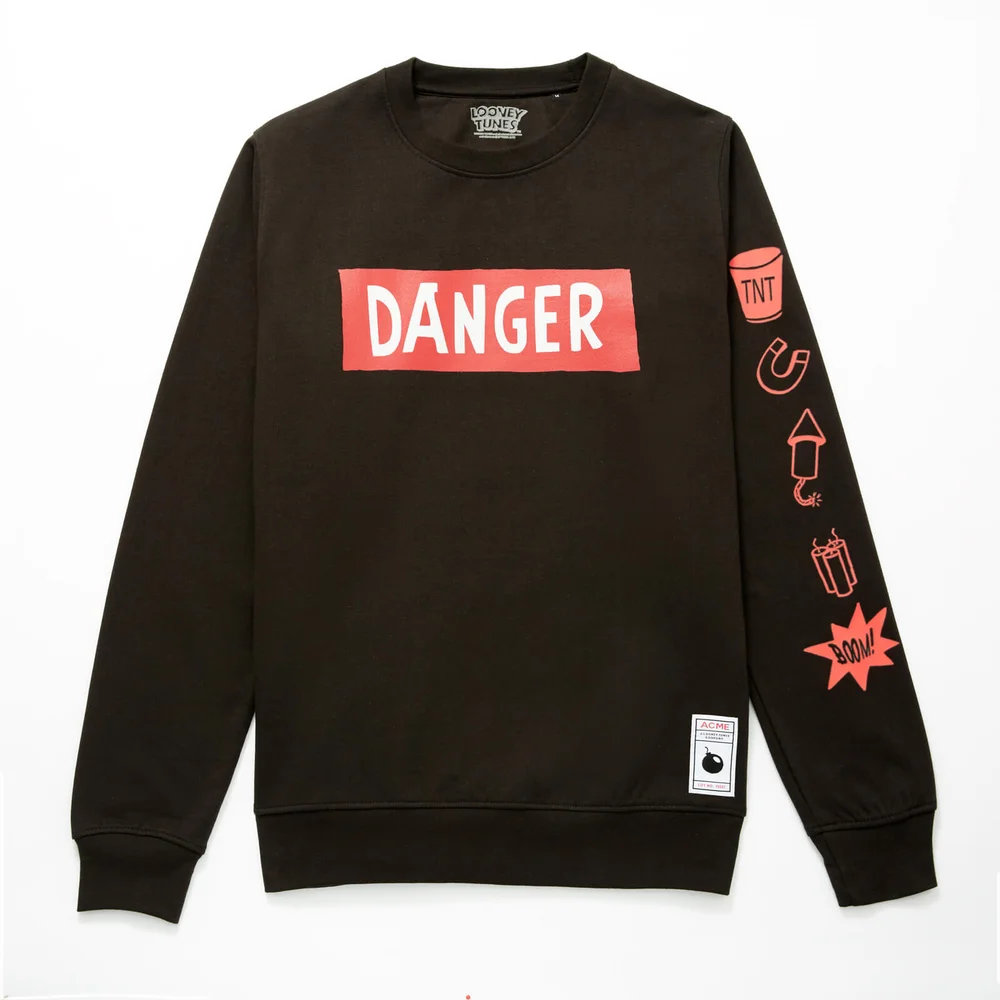 Looney Tunes ACME Danger trui - Zwart - S Afbeelding 1