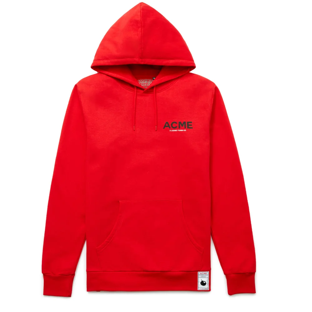 Looney Tunes ACME Wile E. Coyote TNT hoodie - Rood - S Afbeelding 1