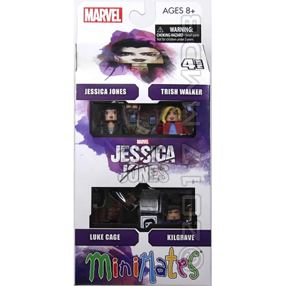 Minimates Marvel Defenders Netflix Jessica Jones - Series 1 Figure Box Set Afbeelding 1