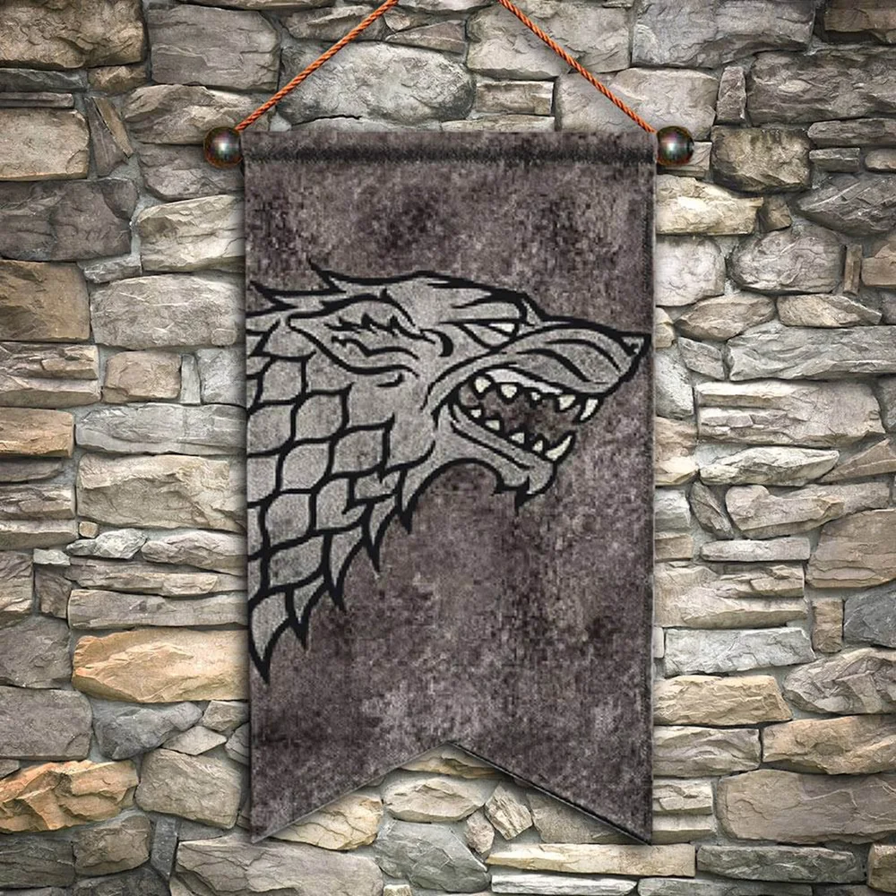 Game of Thrones Stark Wall Tapestry Afbeelding 1