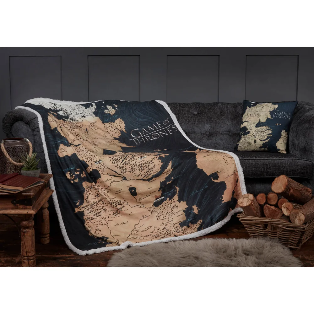 Game of Thrones Westeros Sherpa Blanket Afbeelding 1
