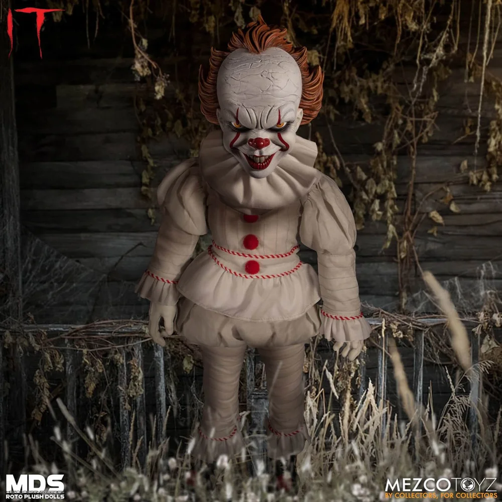 Mezco Mds Roto Plush It (2017): Pennywise Doll Afbeelding 1