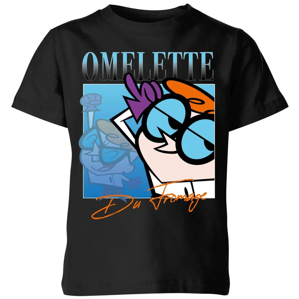 Cartoon Network Spin-Off Dexter's Laboratory 90s Photoshoot kinder t-shirt - Zwart - 98/104 (3-4 jaar) Afbeelding 1