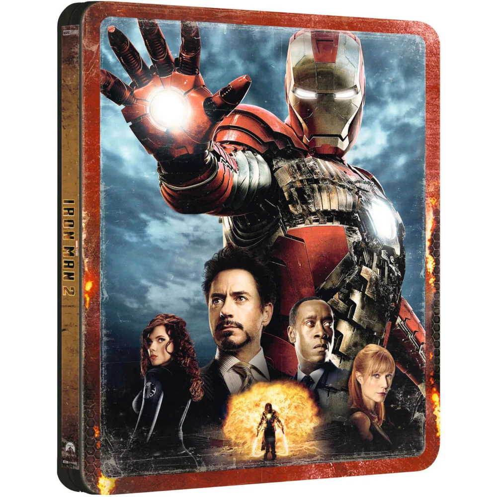 Iron Man 2 - 4K Ultra HD Zavvi exclusief Steelbook Afbeelding 1
