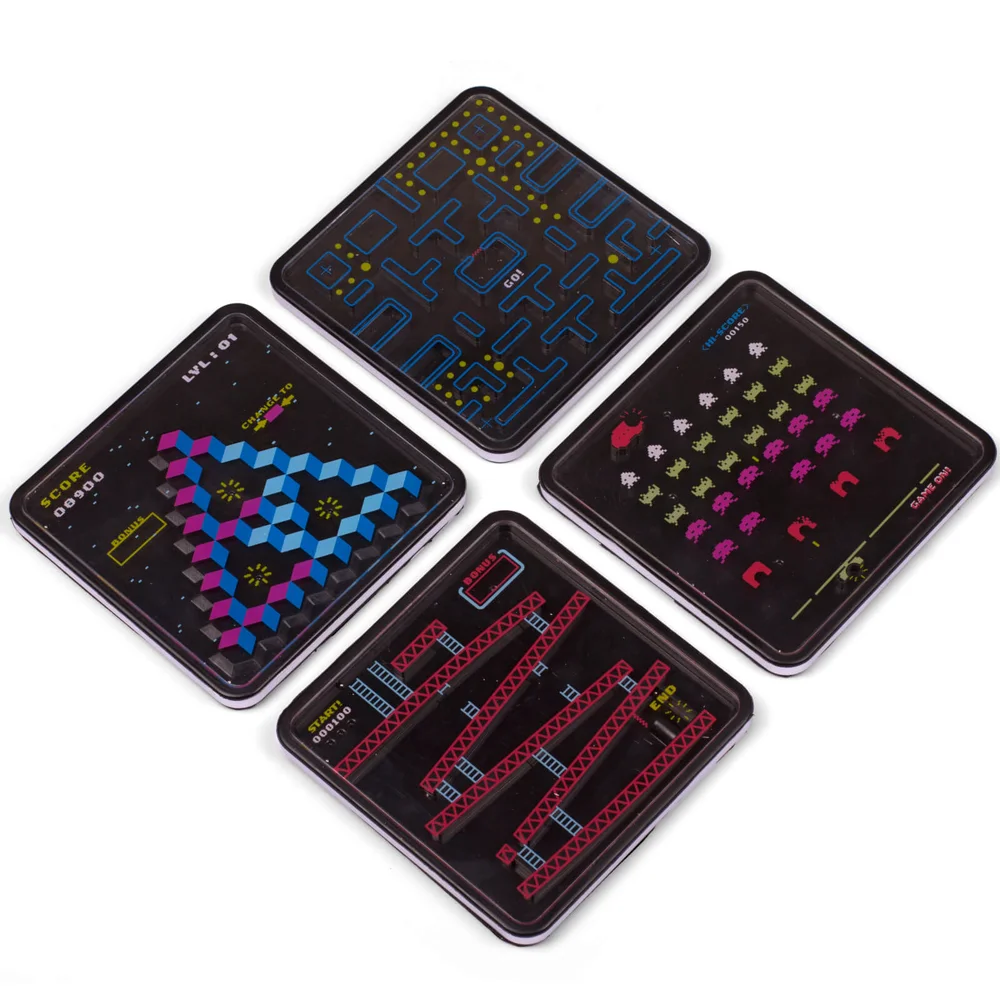 Retro Puzzle Coasters (Set of 4) Afbeelding 1