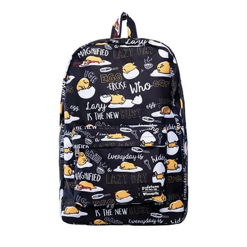 Loungefly Sanrio Gudetama Black Nylon Backpack Afbeelding 1
