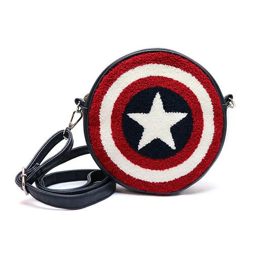 Loungefly Marvel Captain America Shield Crossbody Bag Afbeelding 1