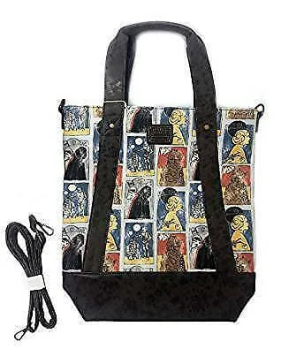 Loungefly Star Wars Cards Princess Leia Chewbacca Crossbody Tote Bag Afbeelding 1