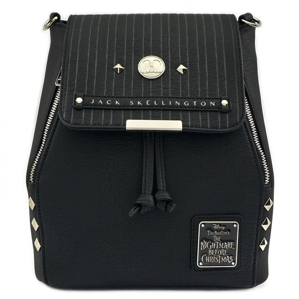 Loungefly Disney The Nightmare Before Christmas Kunstleren Mini Convertibele Rugzak Afbeelding 1