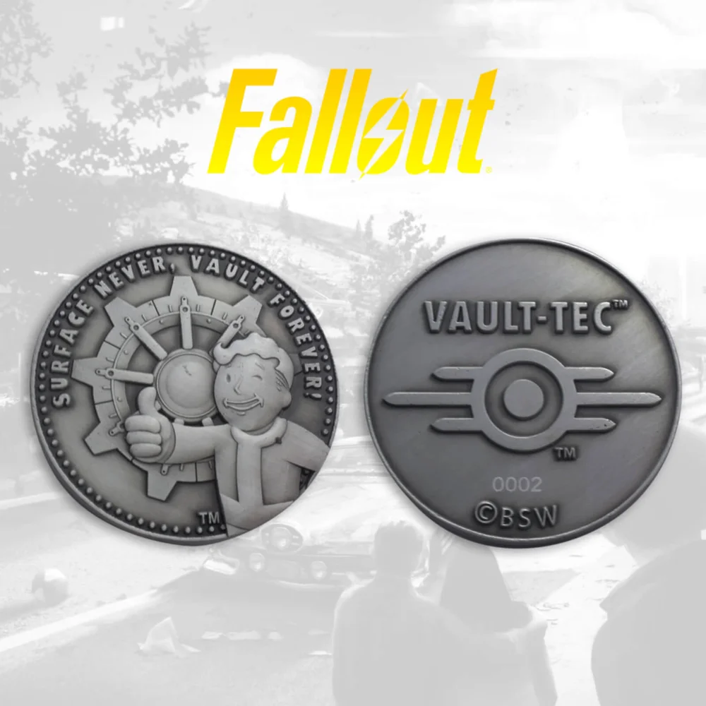 Fallout Collector's Limited Edition munt: Zilver Variant Afbeelding 1