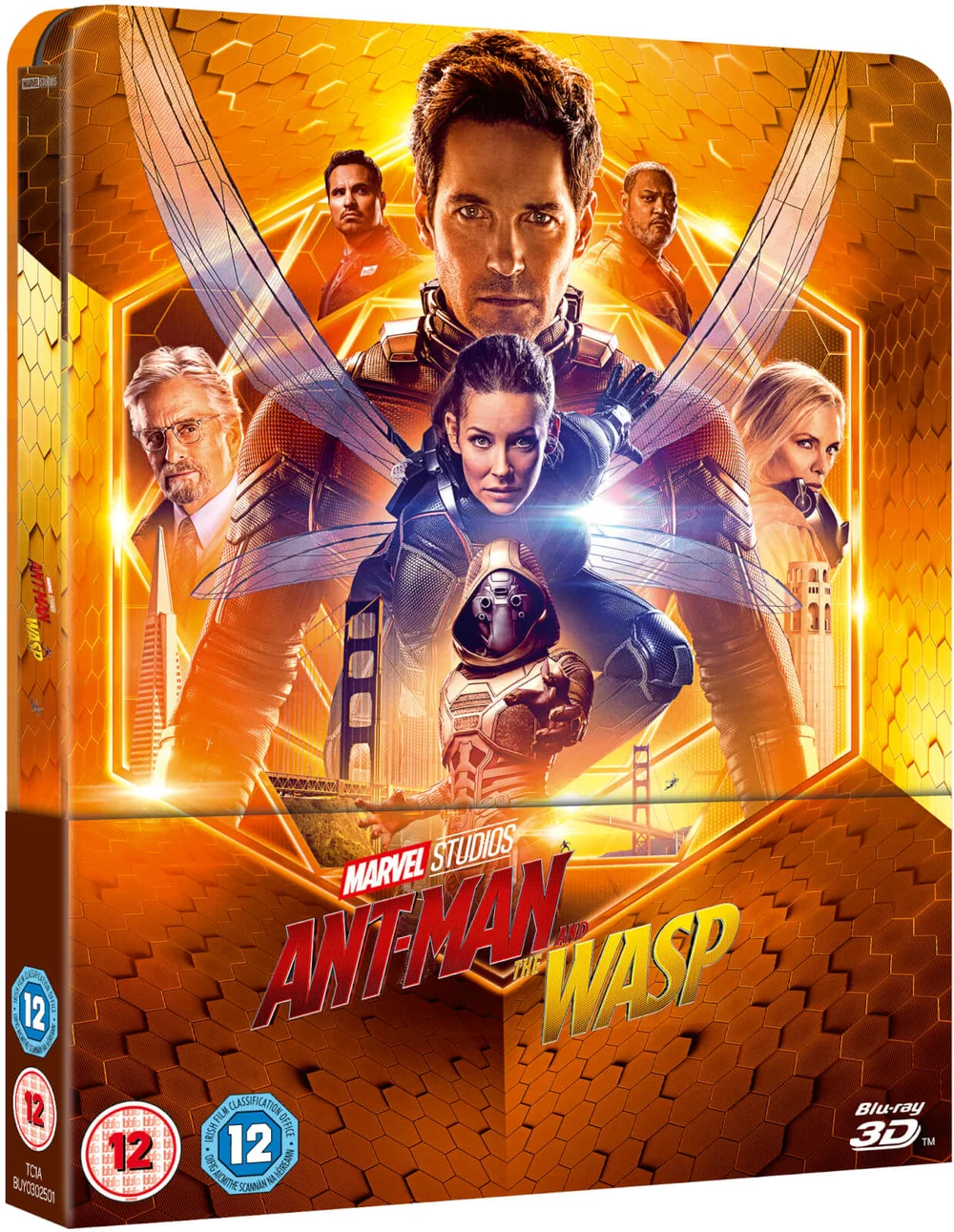 Ant-Man And The Wasp - 3D Zavvi Exclusive Lenticular Steelbook (Includes 2D Blu-ray) Afbeelding 1