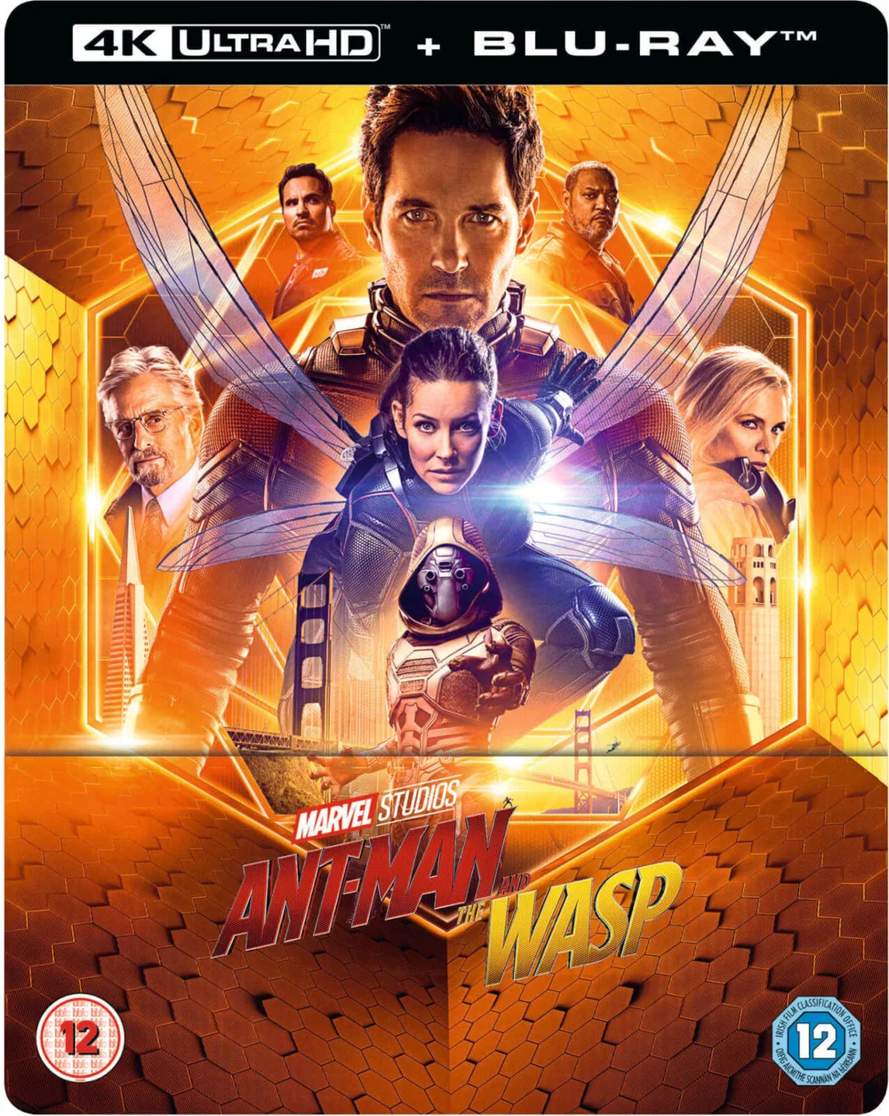 Ant-Man And The Wasp - 4K Ultra HD Zavvi Exclusive Lenticular Steelbook (Includes 2D Blu-ray) Afbeelding 1