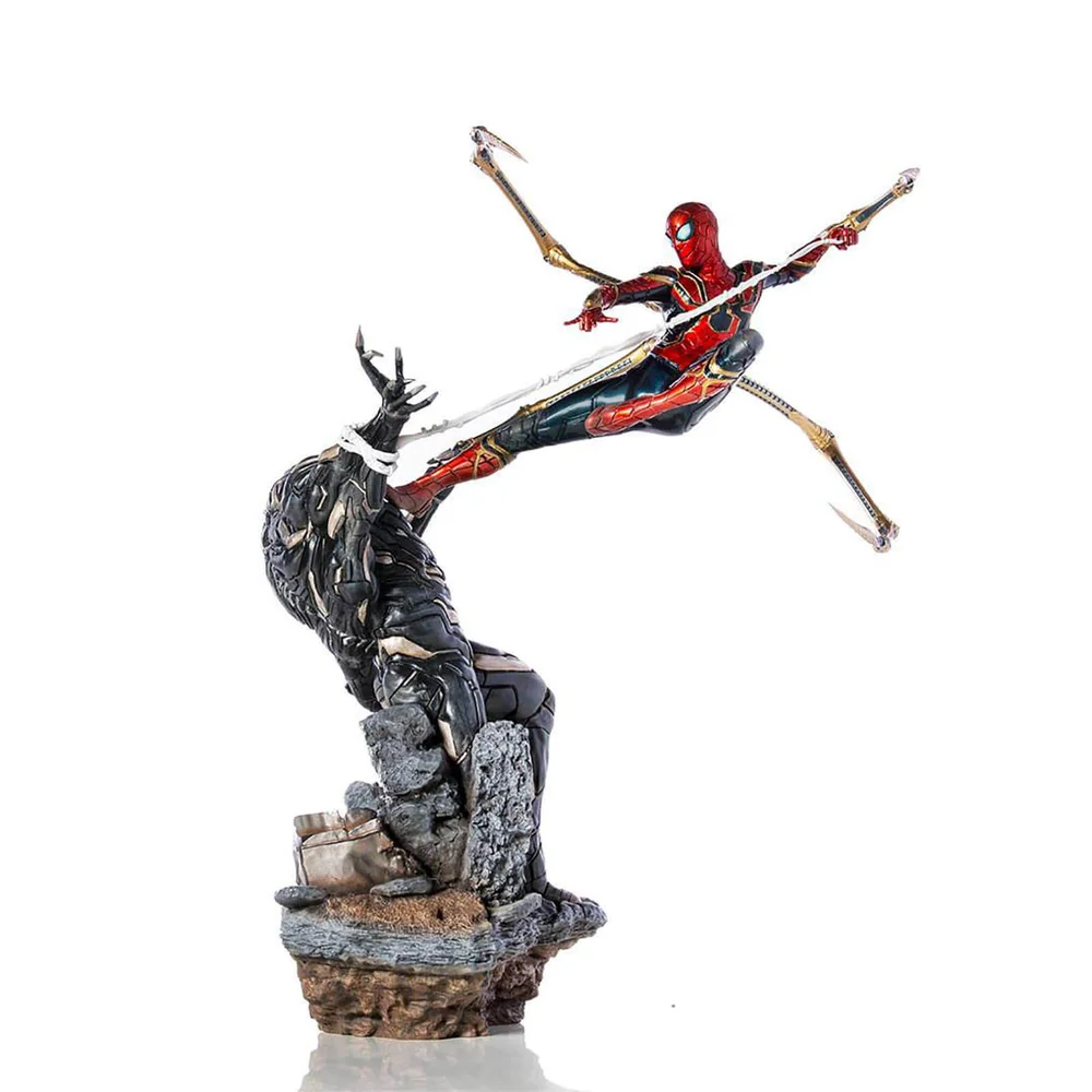 Iron Studios Avengers: Endgame BDS Art Scale Beeldje 1/10 Iron Spider vs Outrider 36cm Afbeelding 1