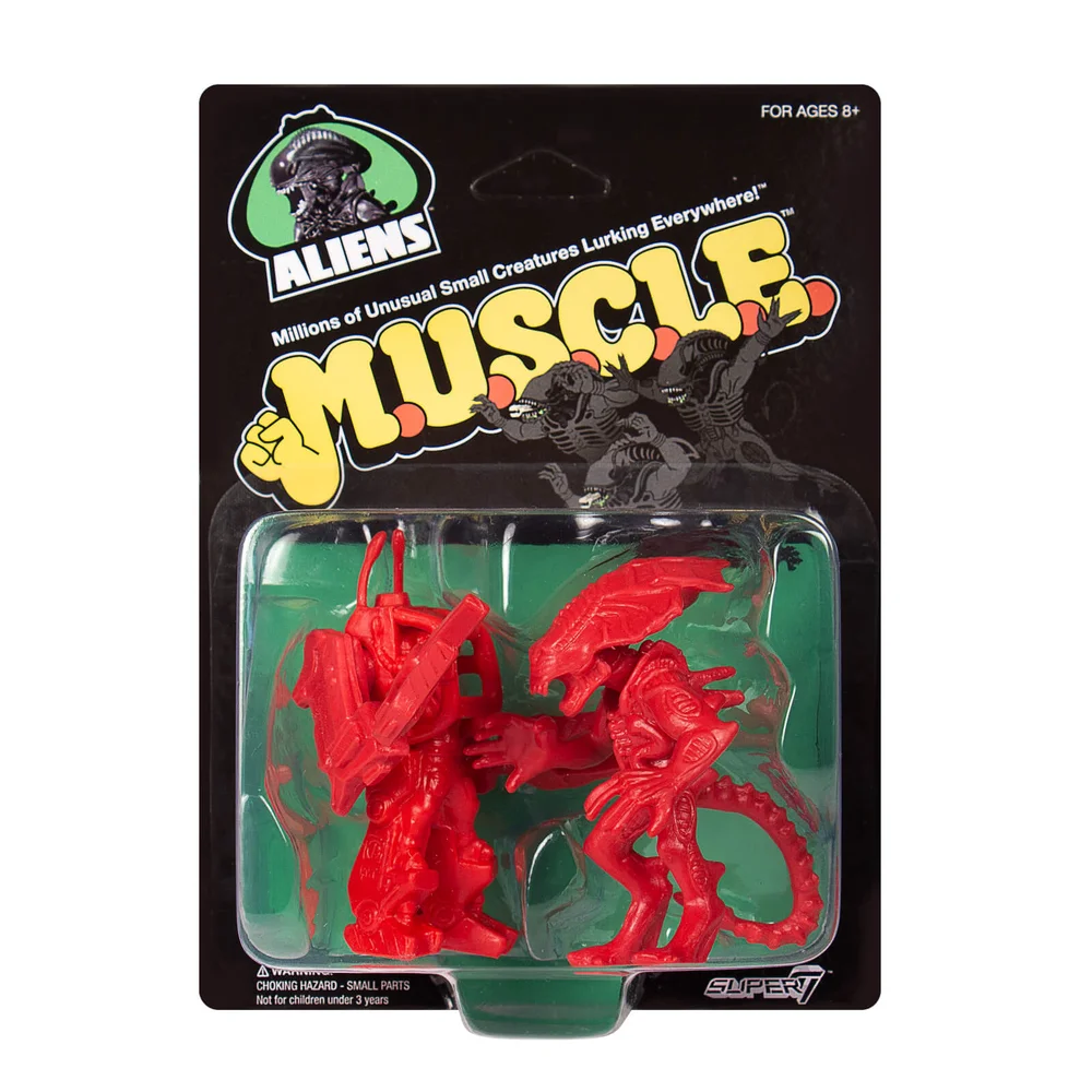 Super7 Alien Ripley en Alien Queen Red M.U.S.C.L.E. Figures - Zavvi exclusief (2-pack) Afbeelding 1
