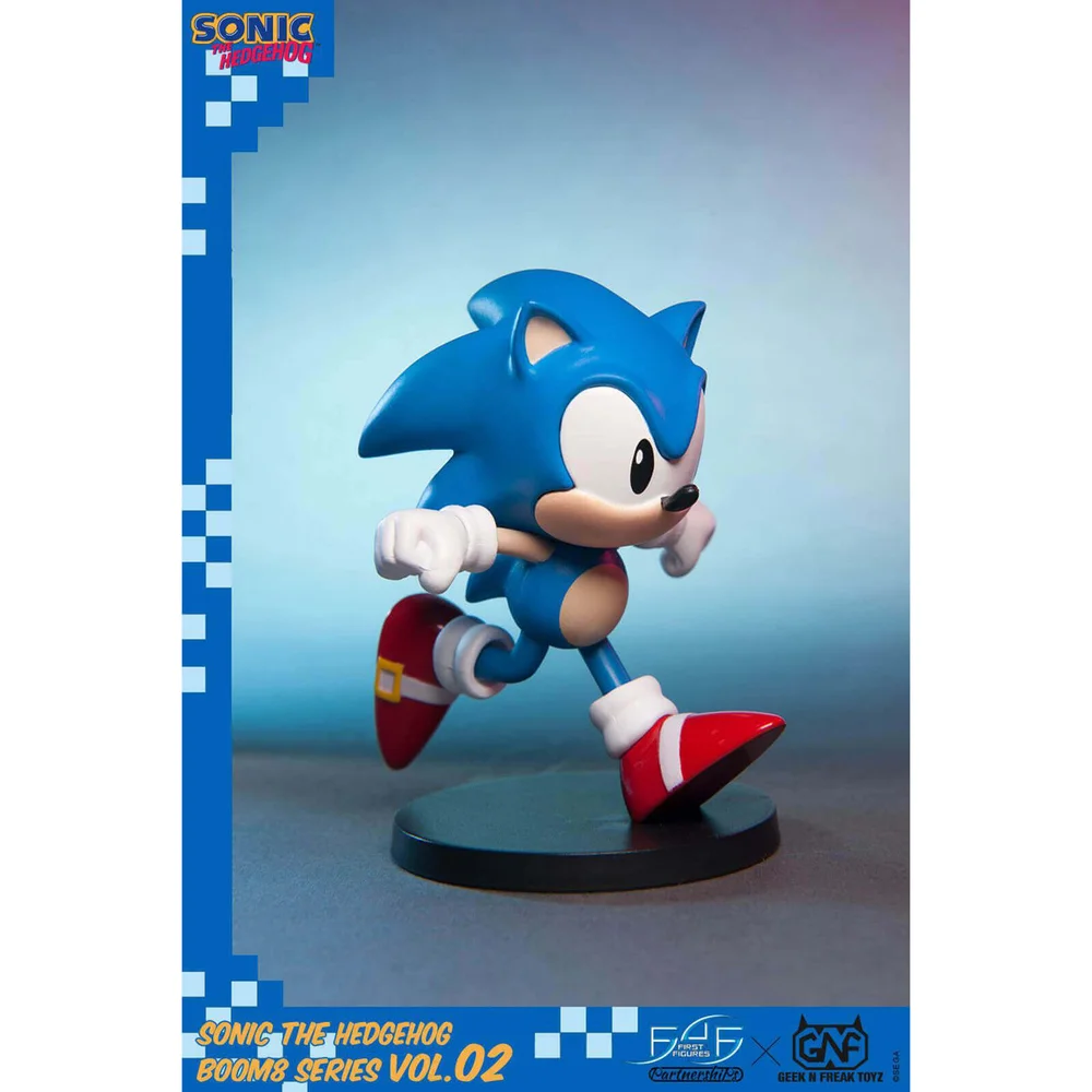 First 4 Figures Sonic the Hedgehog BOOM8 Series PVC Figure Vol. 02 Sonic (8cm) Afbeelding 1
