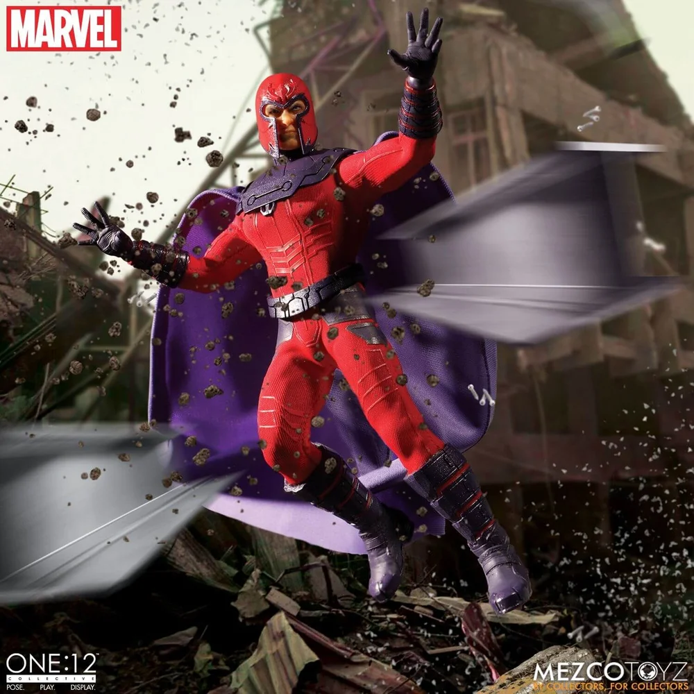 Mezco One:12 Collective Marvel Comics Magneto Figure Afbeelding 1