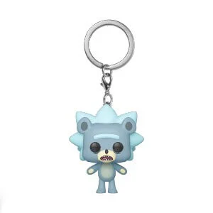 Rick & Morty Teddy Rick Pop! Sleutelhanger Afbeelding 1