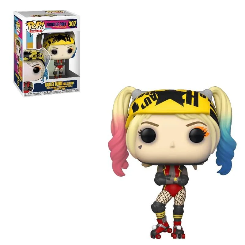 Birds of Prey Harley Quinn (Roller Derby) Pop! Vinylfiguur Afbeelding 1