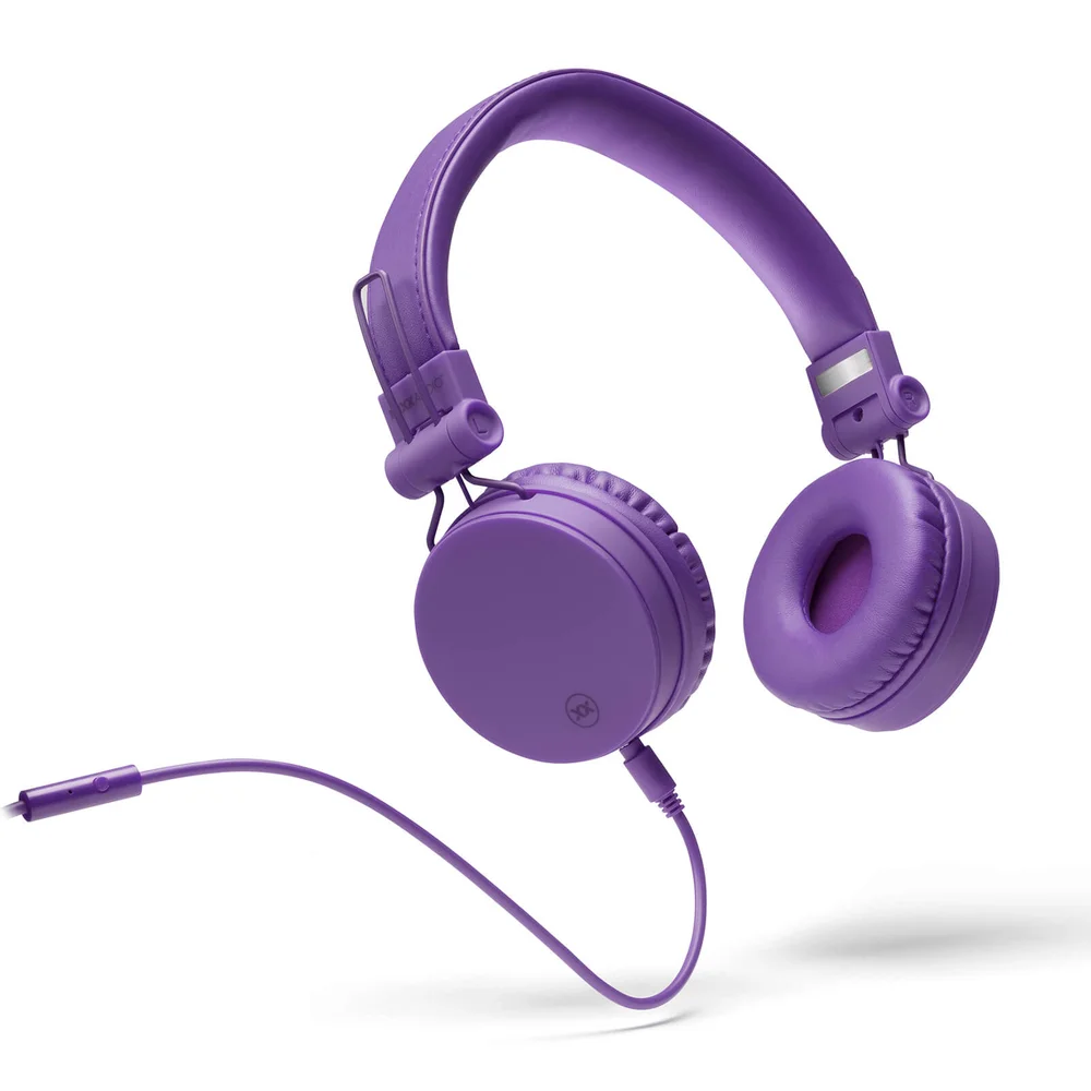 Mixx OX1 Wired 3.5m Stereo Headphones - Purple Afbeelding 1