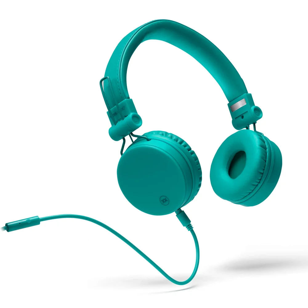 Mixx OX1 Wired 3.5mm Stereo Headphones - Teal Afbeelding 1